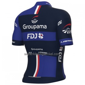 Wielershirt 2023 Groupama FDJ Zwart Blauw